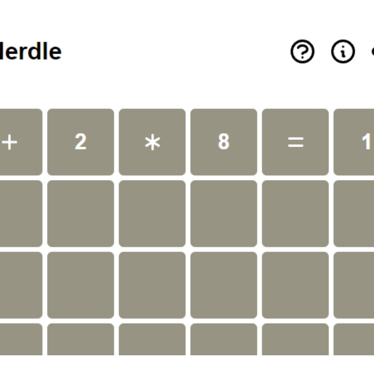 Nerdle Is A Great Wordle Clone That Uses Math Instead Of Words