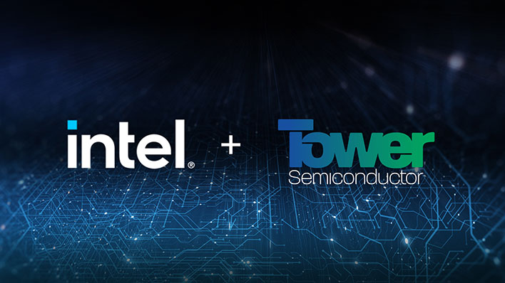 Intel and Tower Semicoductor banner 