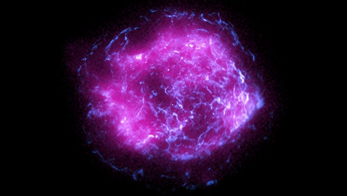 NASA X-Ray Telescope's First Image Is This Amazing Magenta Fireball ...