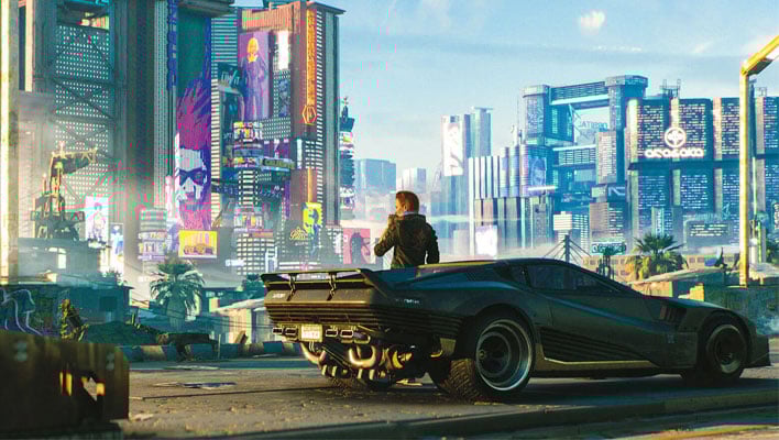 Cyberpunk 2077 screen