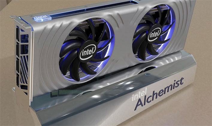 intel arc alchemist render angled