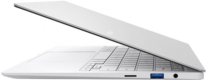 Samsung Galaxy Book 2 Pro side view