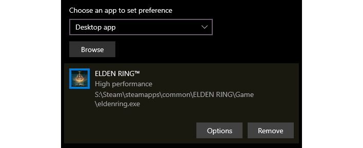 windows high performance graphics elden ring