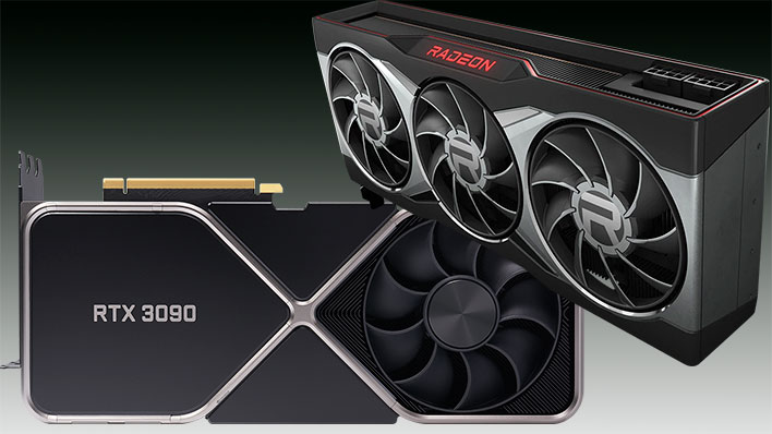 GeForce RTX 3090 and Radeon RX 6900 XT