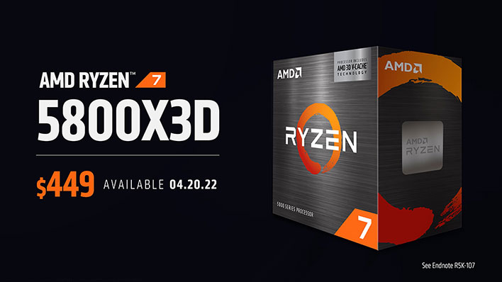 AMD s Spring Refresh Features Ryzen 7 5800X3D New Ryzen CPUs And