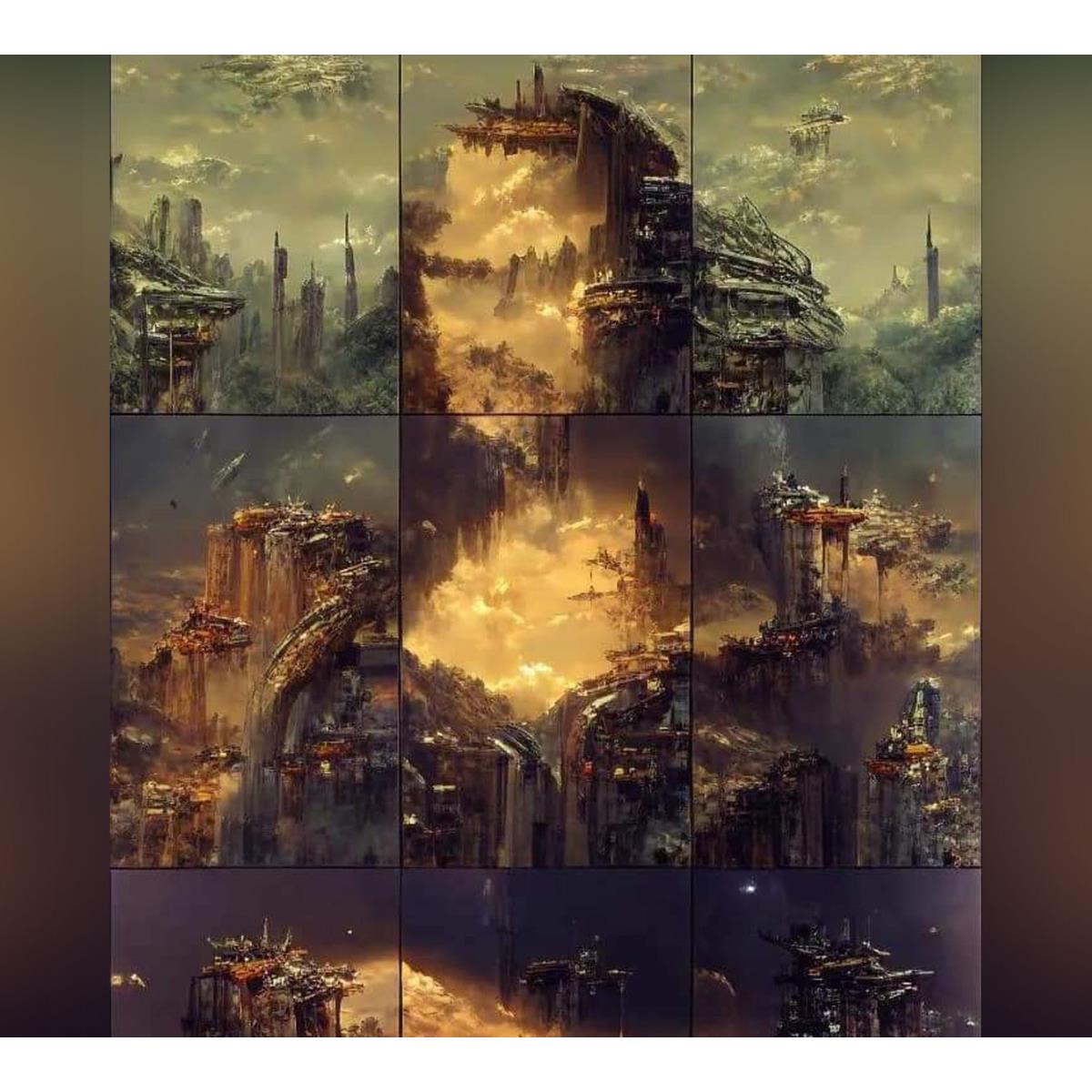 AI Mona Lisa Portrait Painting