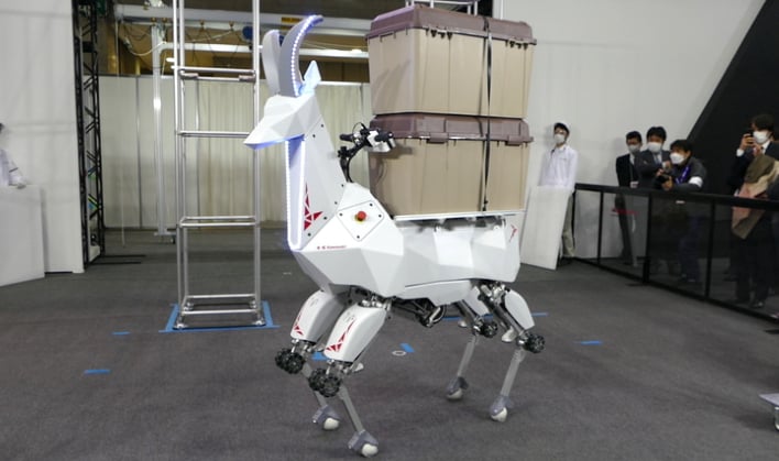 Ездовая робот-коза от Kawasaki реальна и вызывает вопросы, WTF?