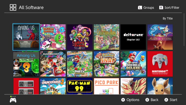 How to Organize Your Nintendo Switch Games Into Groups