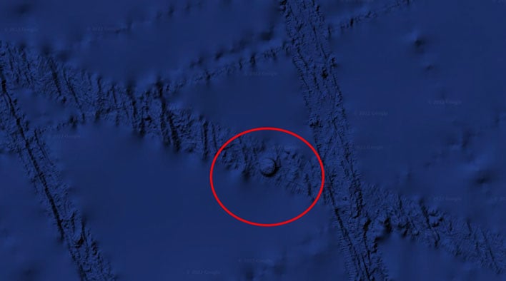 Google Earth Перу круг