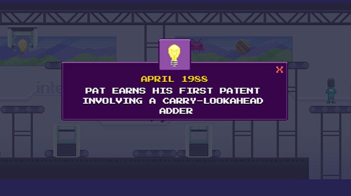 Pixel Pat info screen