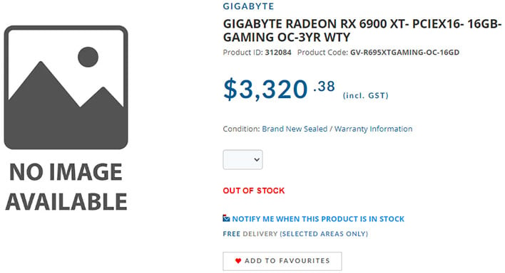 Список Gigabyte Radeon RX 6950 XT
