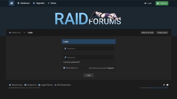 Министерство юстиции США захватило RaidForums, чрезвычайно популярный хакерский сайт, созданный 14-летним подростком