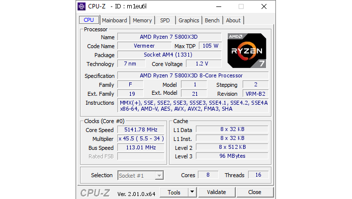 cpuzが修正されました