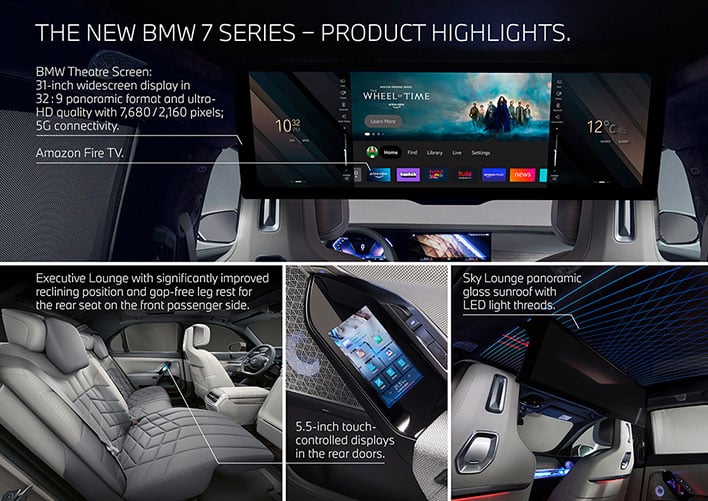 Основные моменты BMW i7
