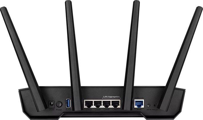 ASUS TUF Gaming AX3000 V2 Wi-Fi 6 Router Is Bursting With Wired