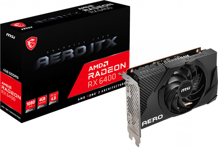 MSI Radeon RX 6400 Aero ITX