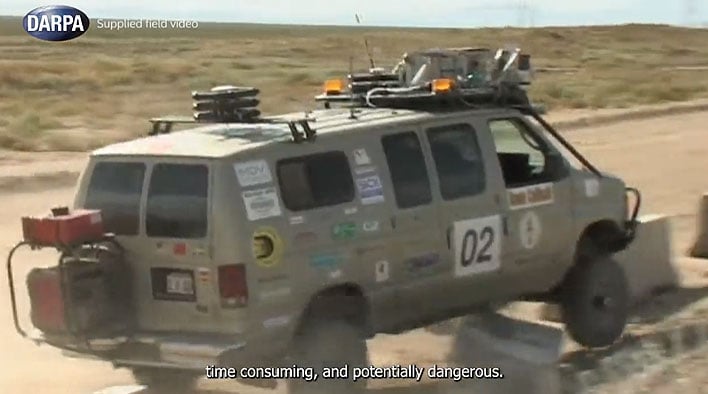 Van off-roading
