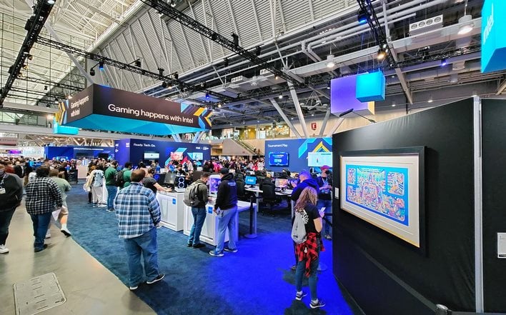 Intel PAX East 2022 booth