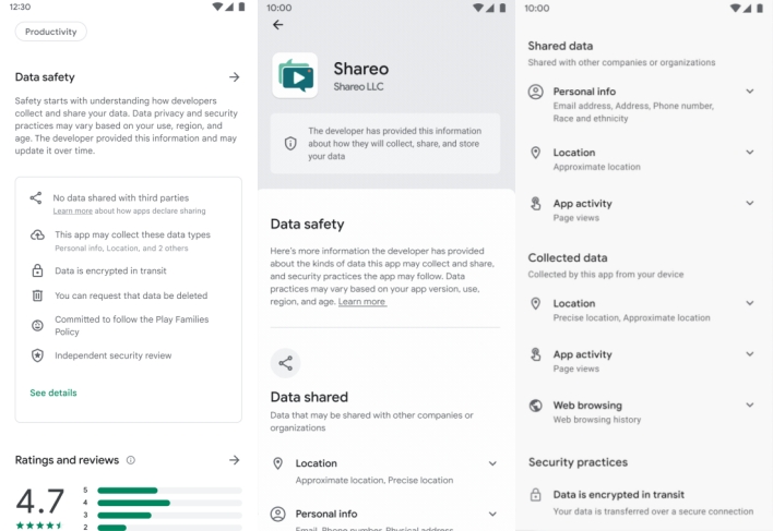 google play store forces data collection transparency news about data security