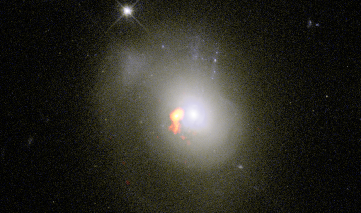 Газообразные галактики, рожденные в результате сильных столкновений, не образуют звезд, сбивая ученых с толку