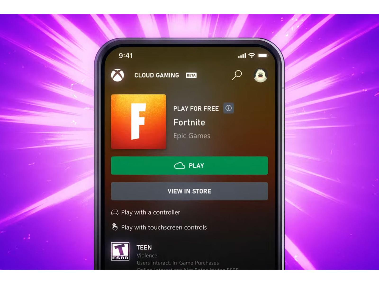 Now you can play Fortnite on iPhone or Android for free with Xbox Cloud  Gaming - The Verge : r/XboxSeriesX