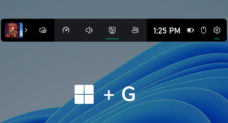 windows key g gamebar