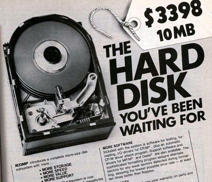 10-мегабайтный жесткий диск, которого вы ждали