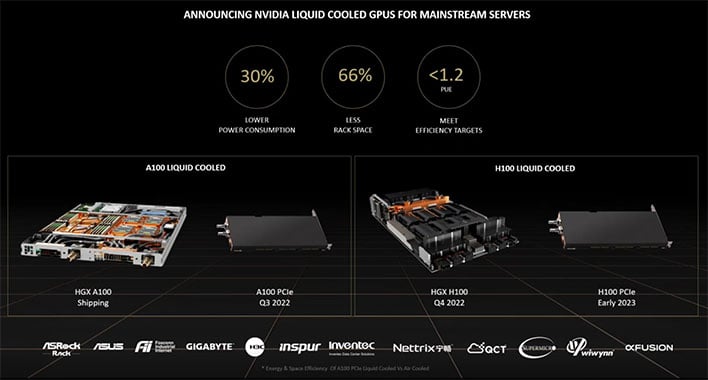 NVIDIA Unveils Liquid Cooled A100 GPU For Huge Energy Efficiency