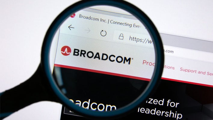 Broadcom webpage