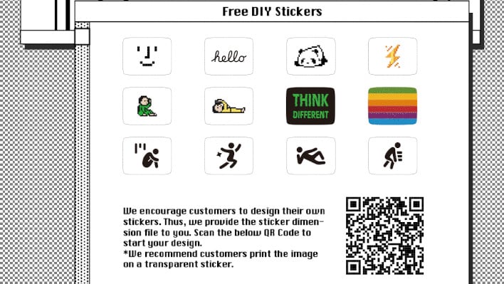 shargeek sticker options