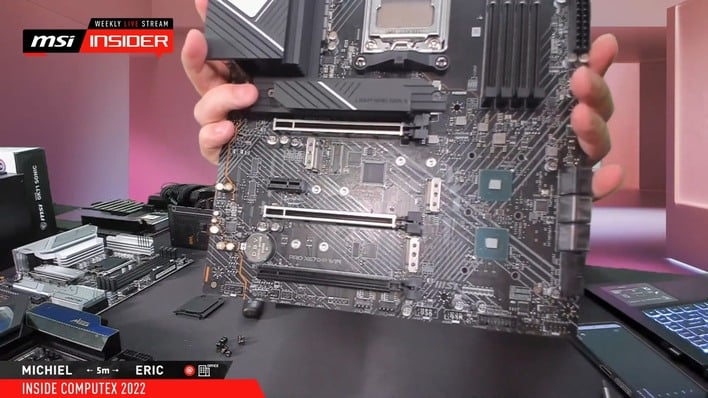 Материнская плата MSI am5 с двумя чипсетами