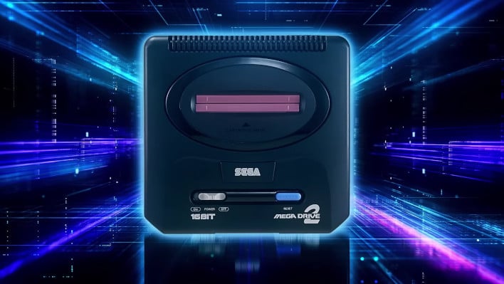 mega drive 2 base console
