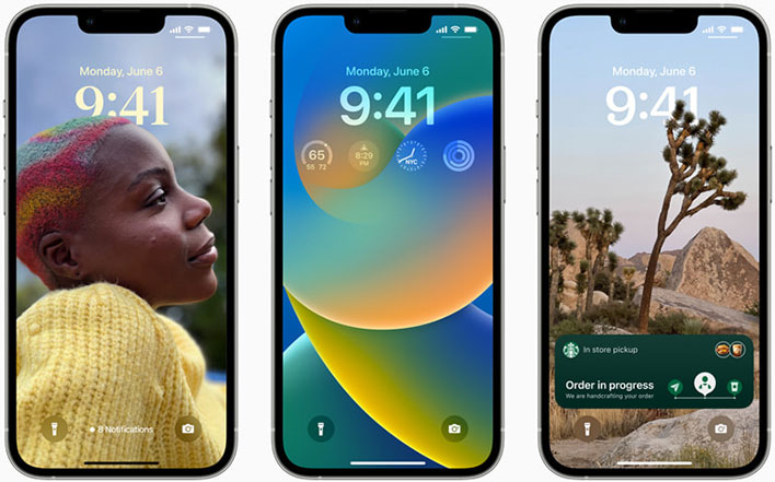 Apple iOS 16 Lock Screen