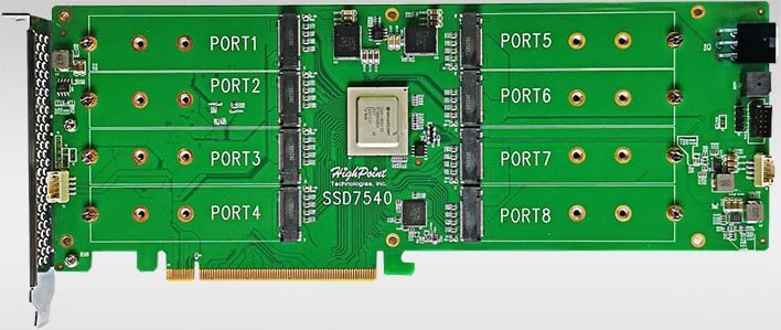 Highpoint 8-портовый SSD RAID-контроллер
