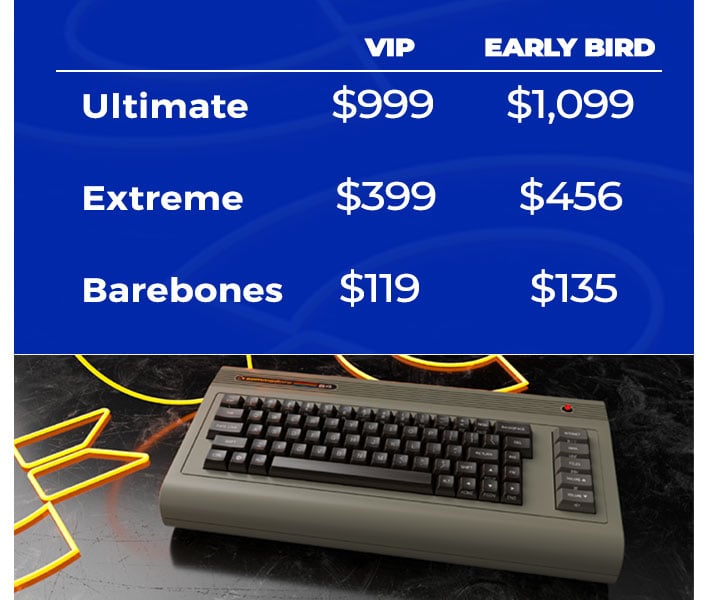 Commodore 64x pricing