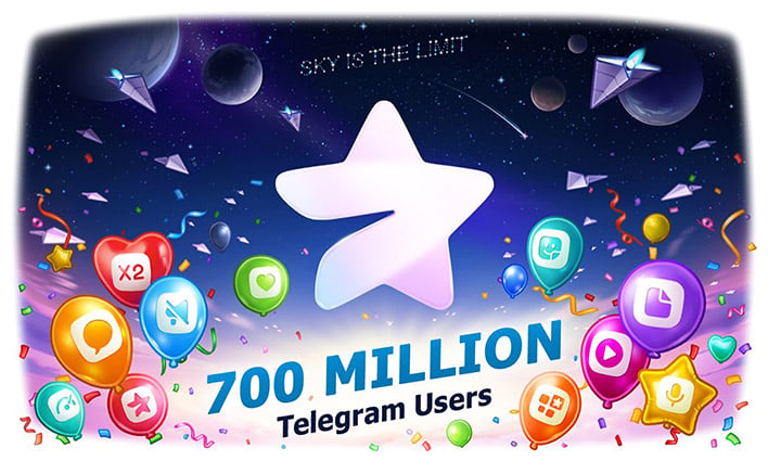 telegram 700 million image
