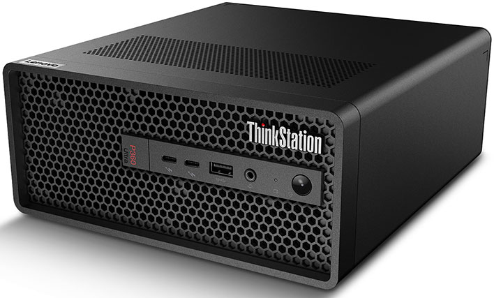 Lenovo ThinkStation P360 Ultra laying flat