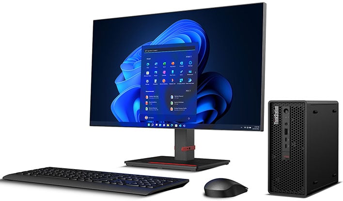 Lenovo ThinkStation P360 Ultra desktop setup