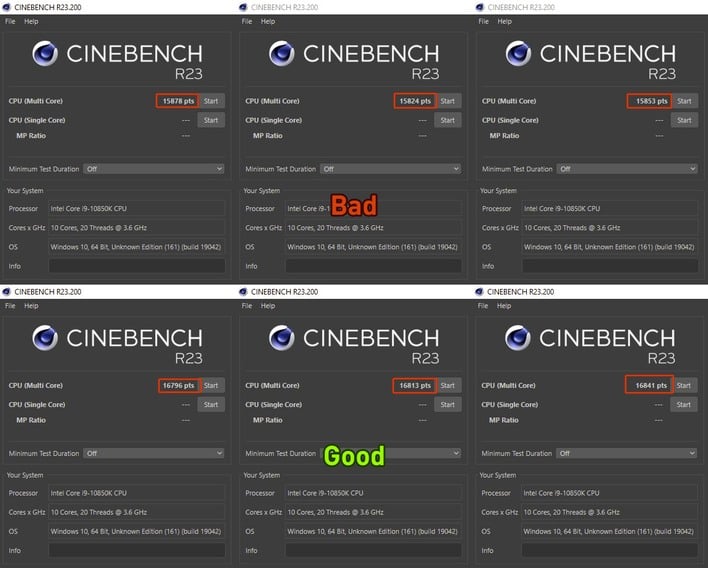 результаты techpowerup Cinebench Defender