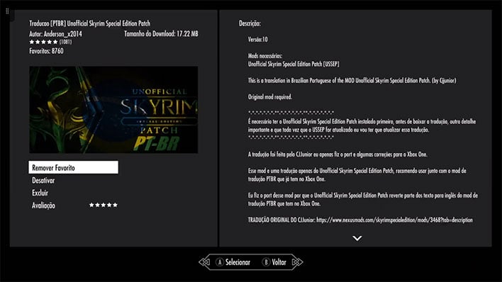 PTBR Skyrim Special Edition Traducao at Skyrim Special Edition