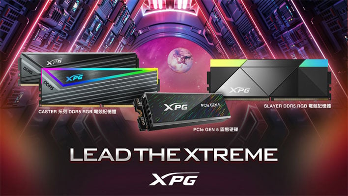 Adata XPG SSD and RGB memory poster