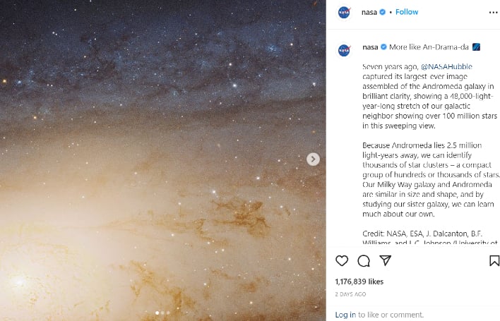 instagram andromeda