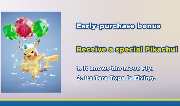 Get A Flying Pikachu In The First Limited-Time Pokemon Scarlet And