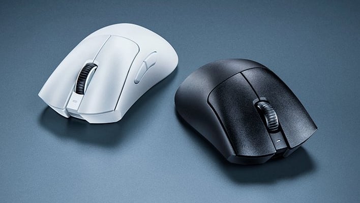 razer deathadder v3 pro white and black