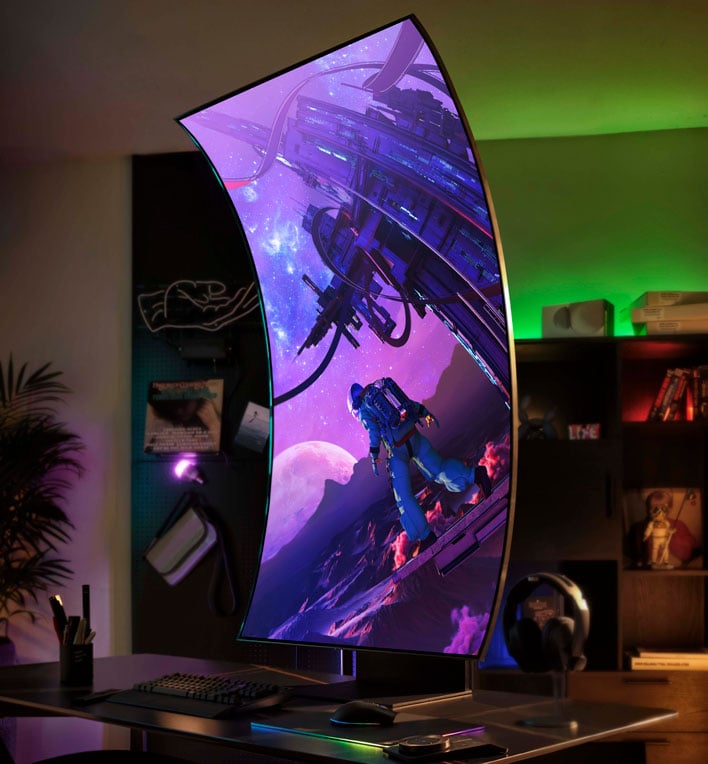 Samsung Has Launched The Odyssey Ark, A Massive 55-Inch Curved