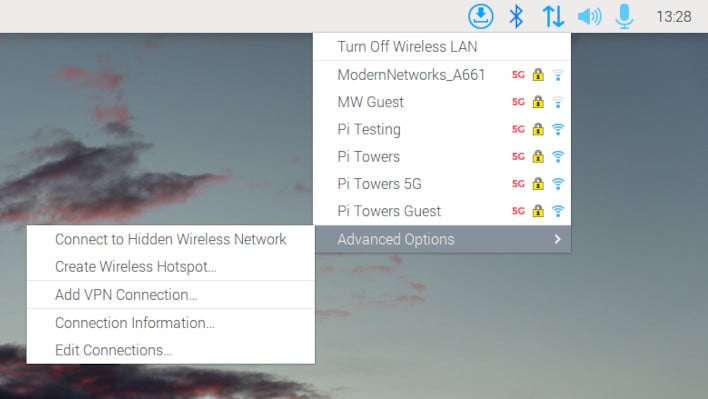 raspberry pi os network manager with vpn