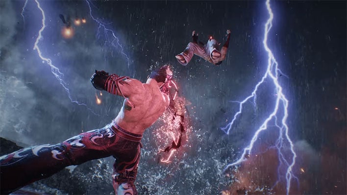 Tekken 8 screenshot showing up on the dashboard on PS5 startup