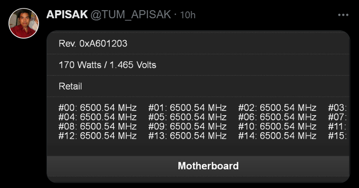 65ghz apisak tweet