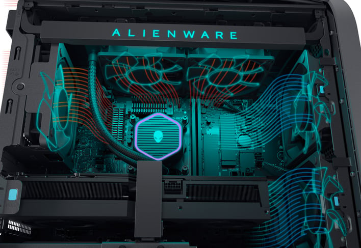 Alienware aurora sale water cooling