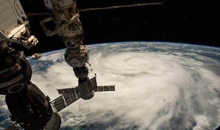 ISS hurricane ian